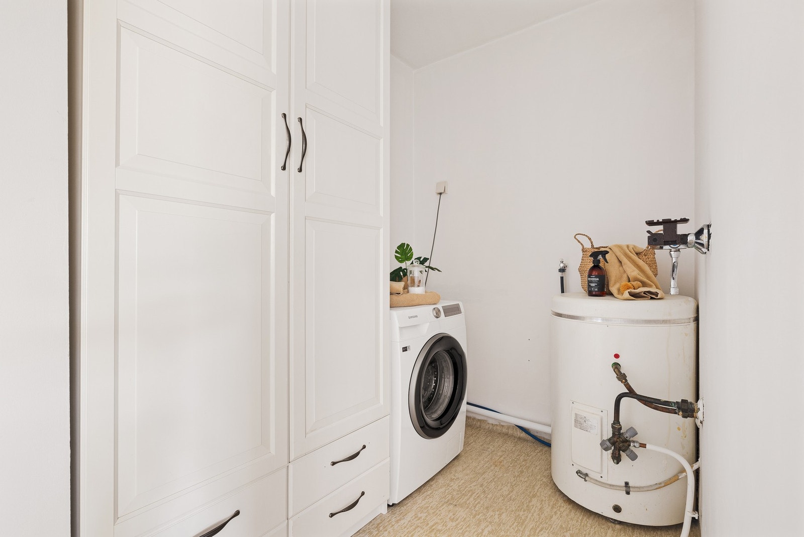 Praktisk vaskerom på 4,4 kvm. Galleribilde