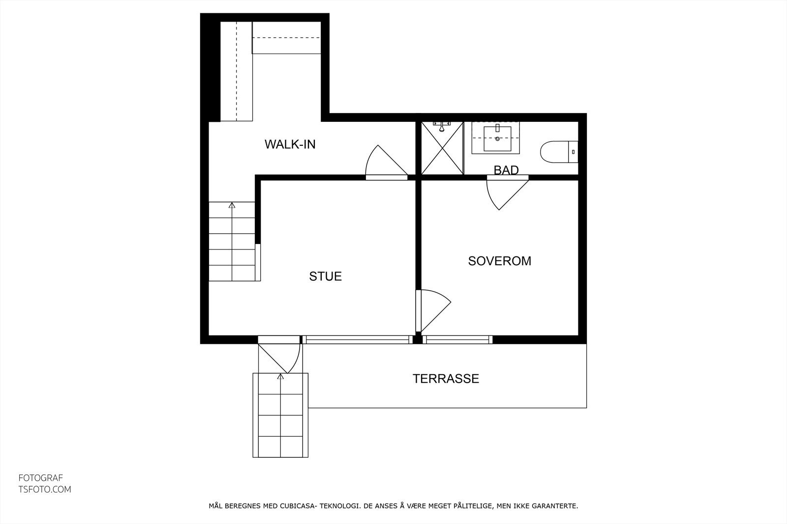 Plantegning - Underetasje Galleribilde