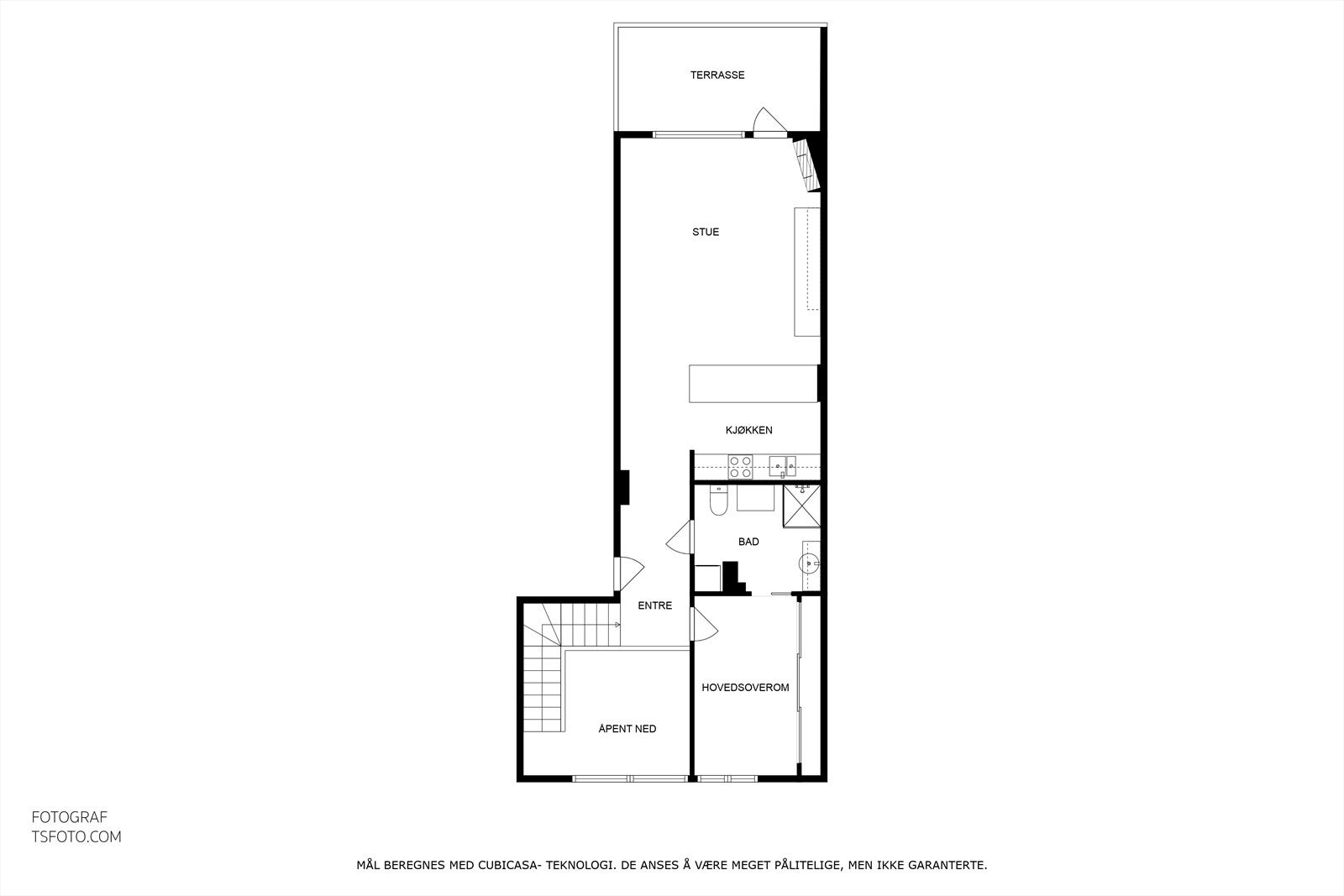 Plantegning - Hovedetasje Galleribilde