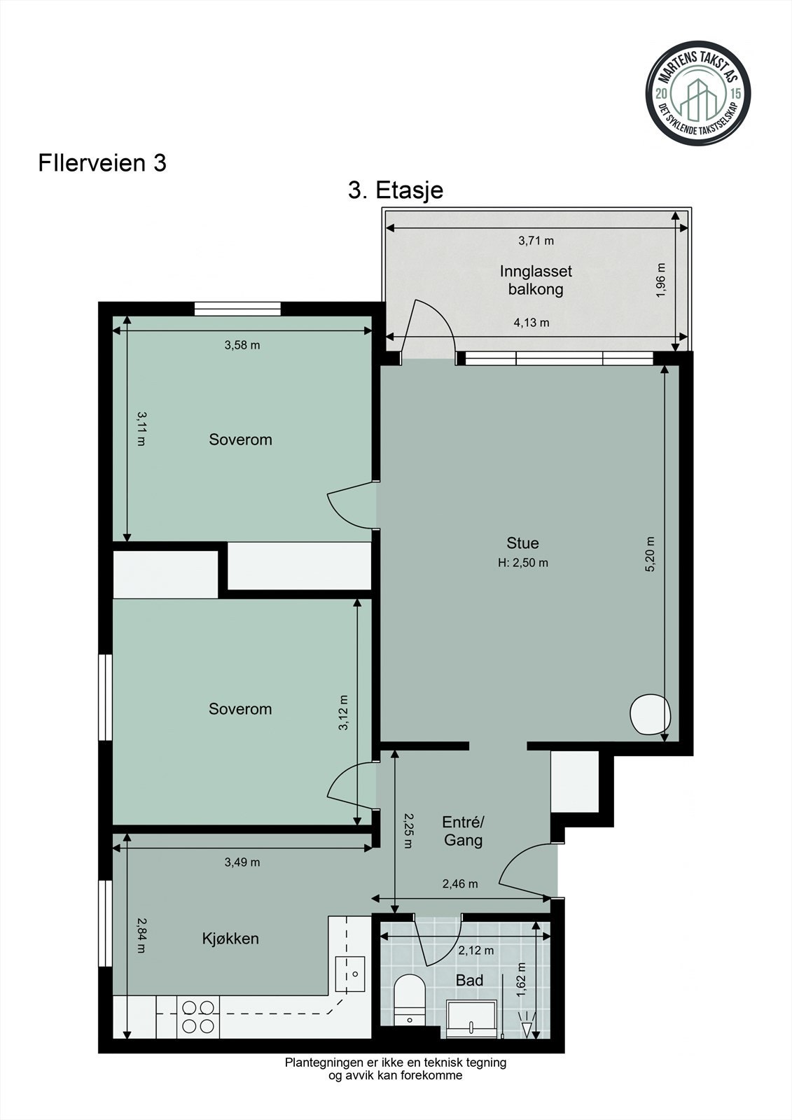 La oss se nærmere på boligens planskisse før du blar videre, slik at du får orientert deg litt. Galleribilde