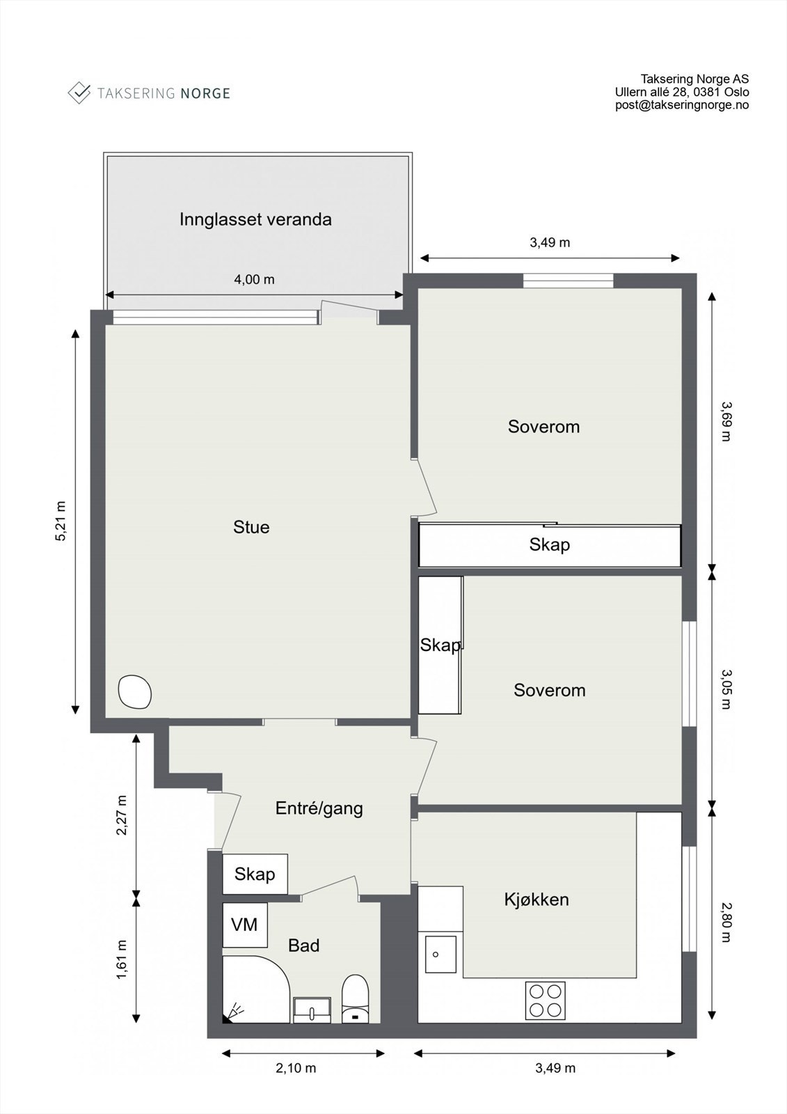 Planskisse. Galleribilde