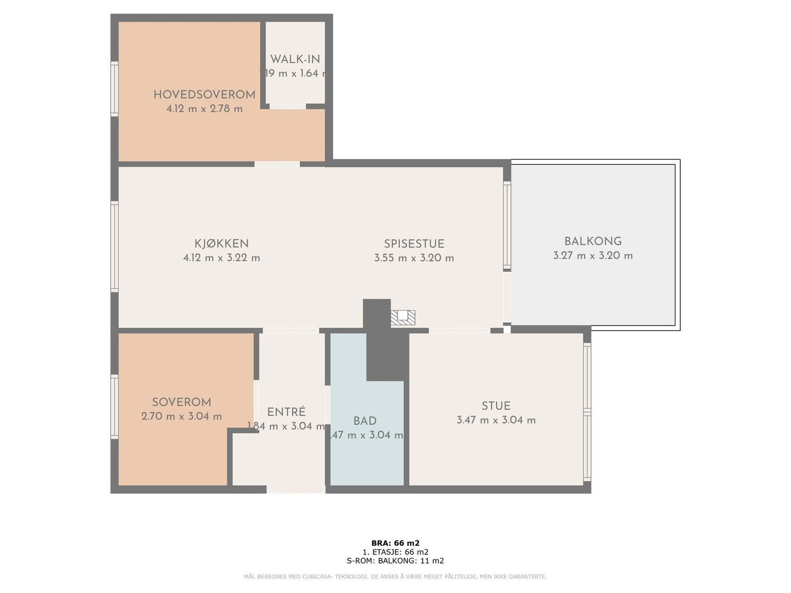 Leiligheten holder god standard og fremstår meget innbydende. Galleribilde