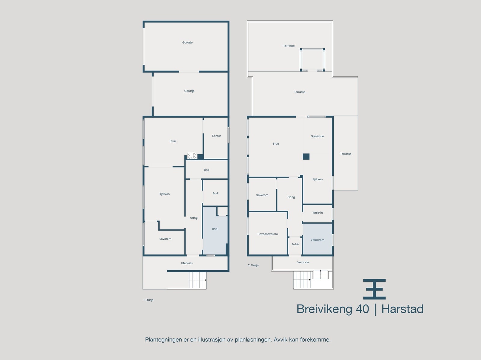 Plantegninger samlet Galleribilde