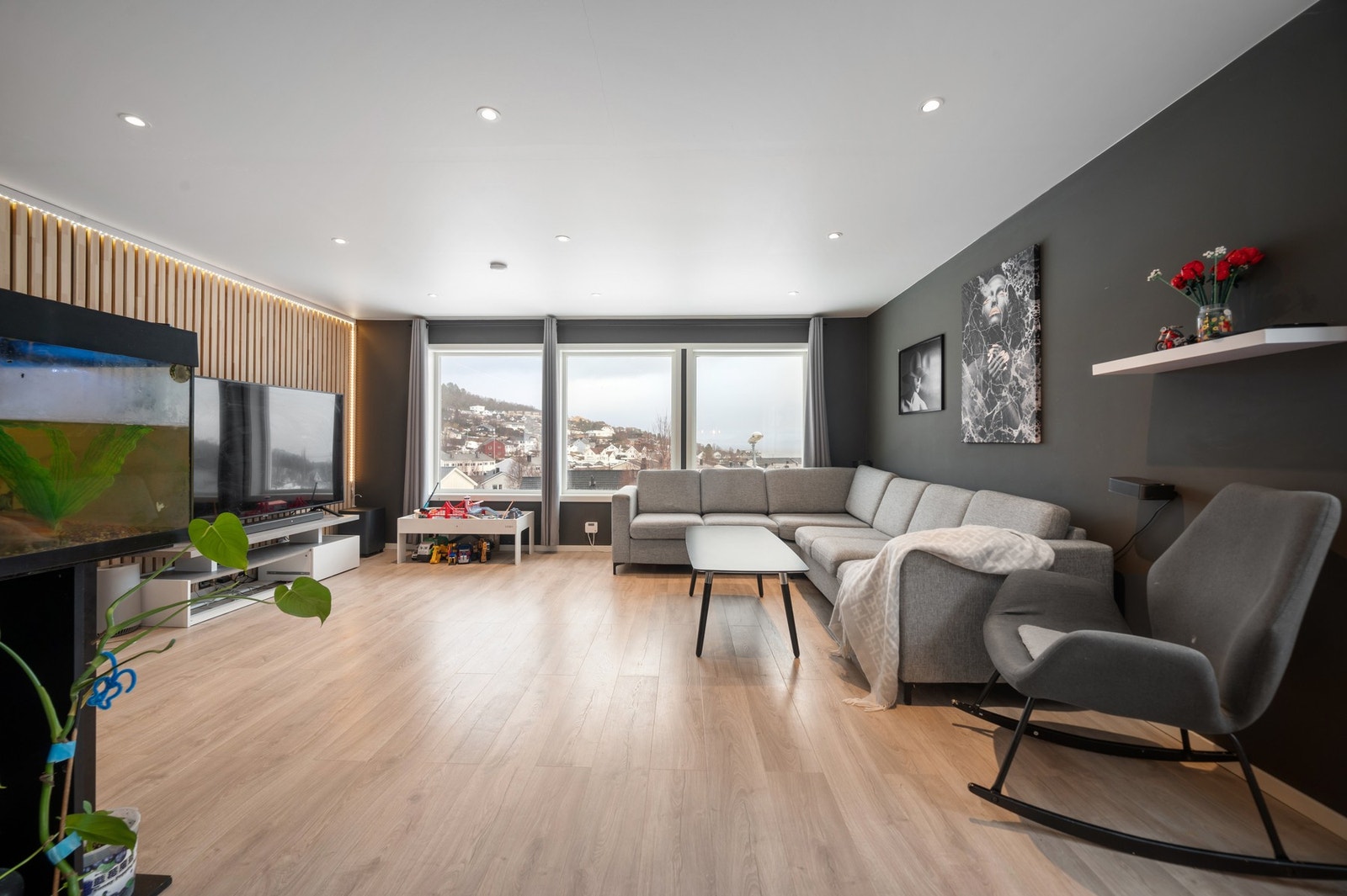 Velkommen inn i stua i hovedetasjen! Galleribilde