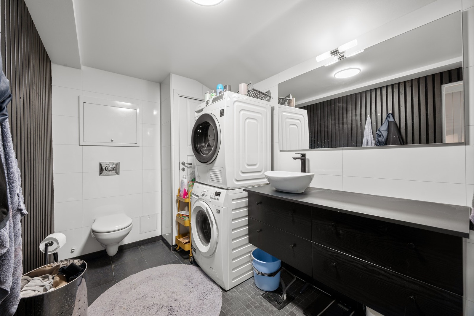 Det er også opplegg for vaskemaskin Galleribilde