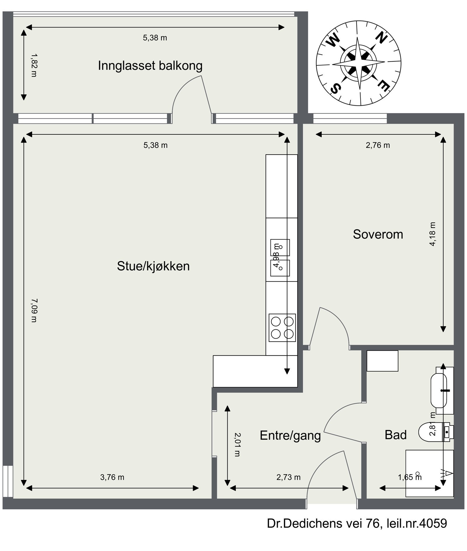 Plantegning Galleribilde