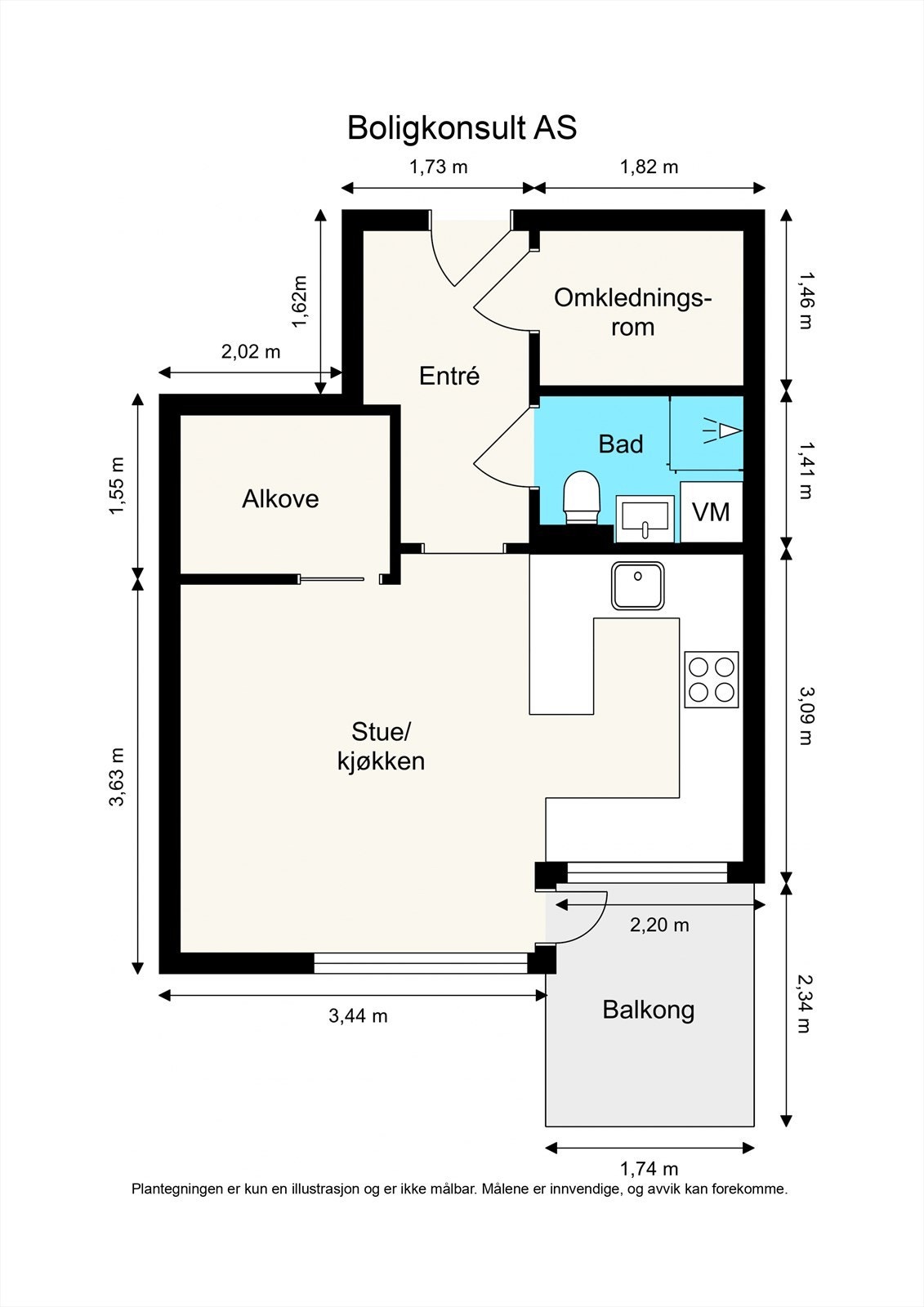 Plantegning. Galleribilde