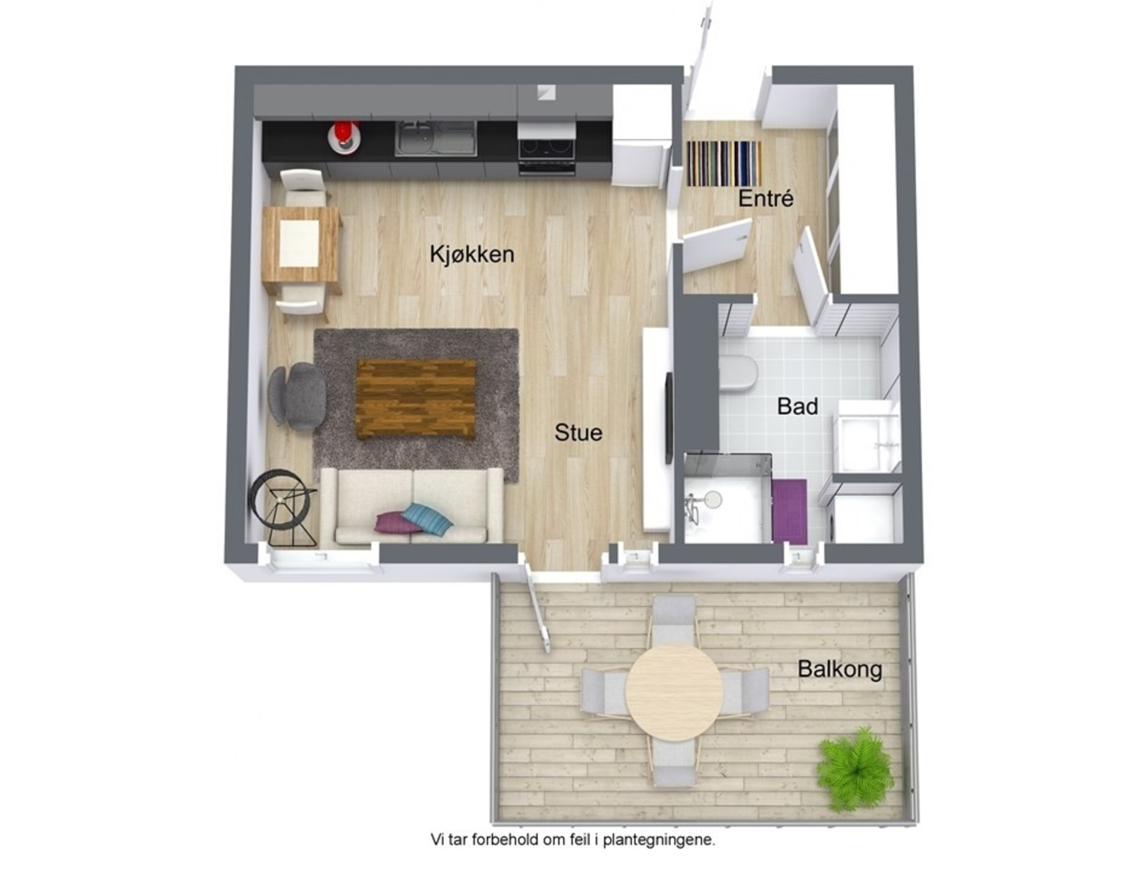 Plantegning Galleribilde