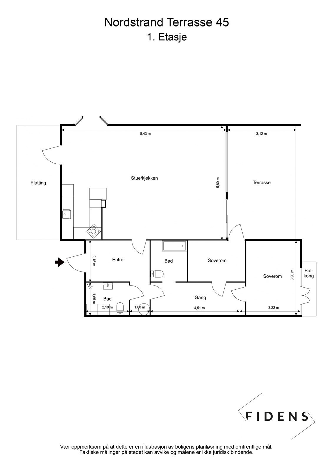 Plantegning Galleribilde