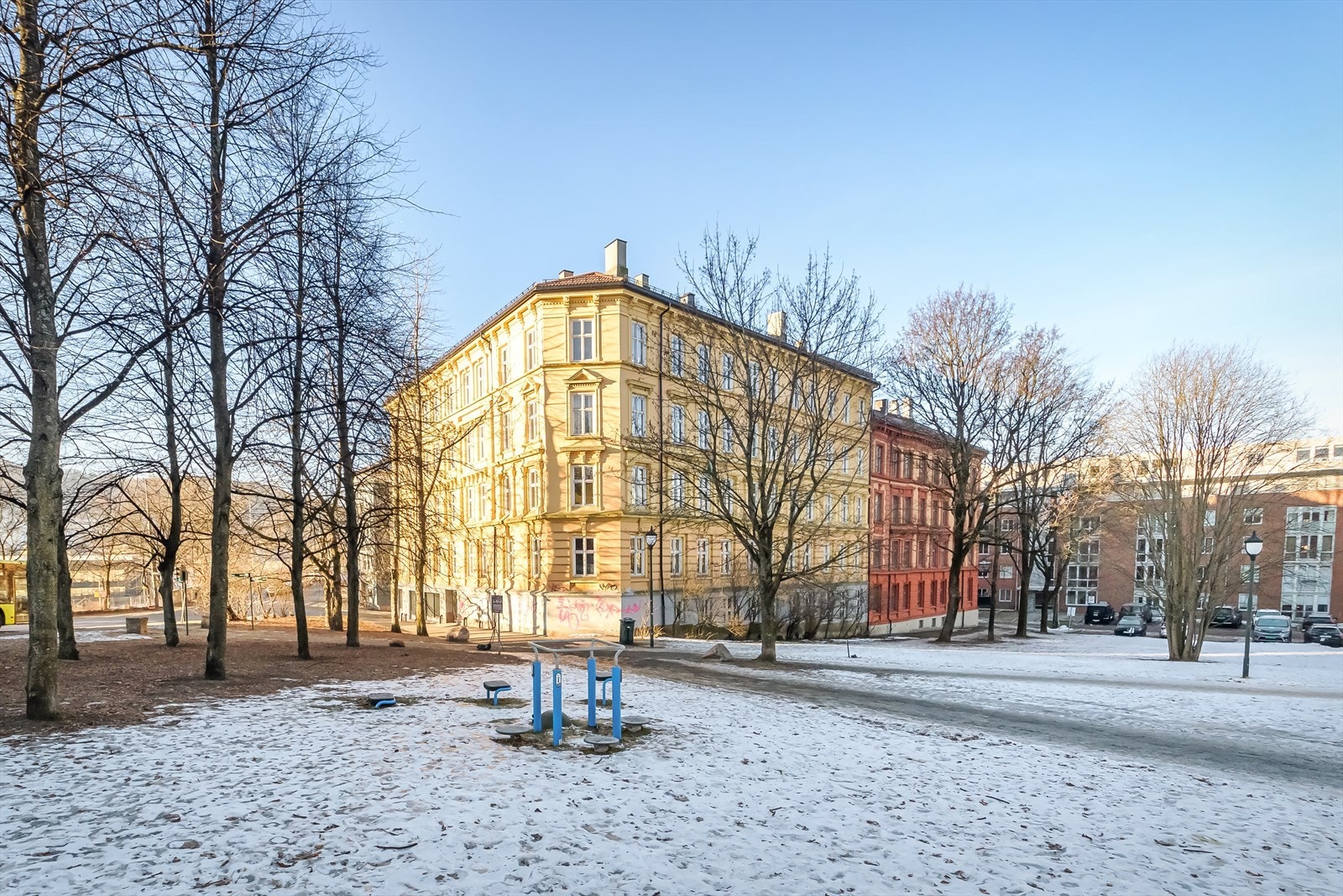 Nærområdet byr på flotte parker, hyggelige spisesteder og masse historie! Galleribilde