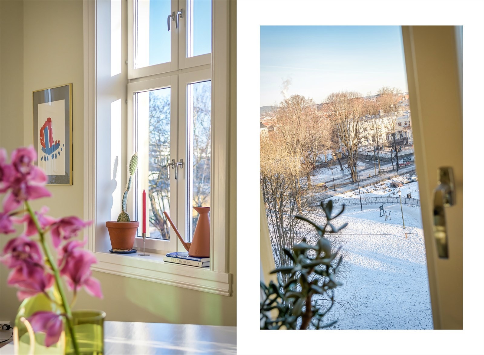 Utsikten er kjempefin uansett årstid. Galleribilde