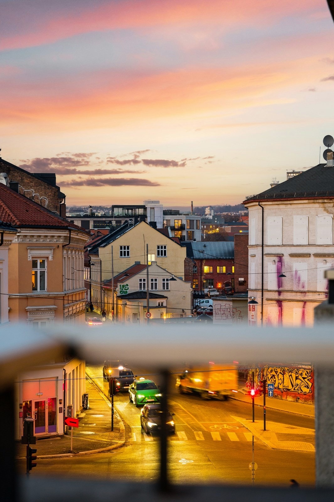 Fint utsyn fra 4. etasje. Galleribilde