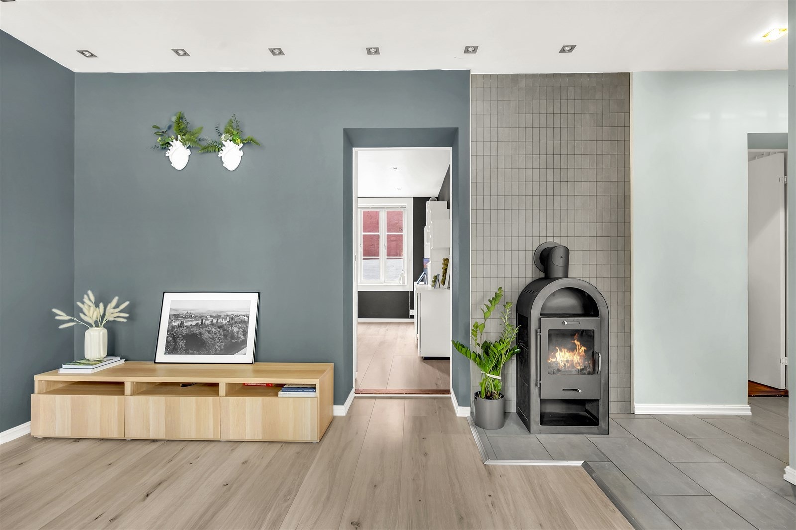 Flott peis som sikrer god varme på kalde høst- og vinterkvelder. Galleribilde