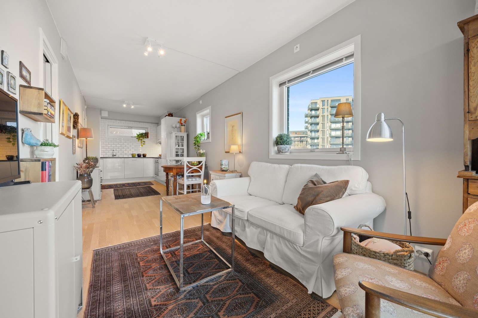 Stuen har naturlig inndelte soner Galleribilde