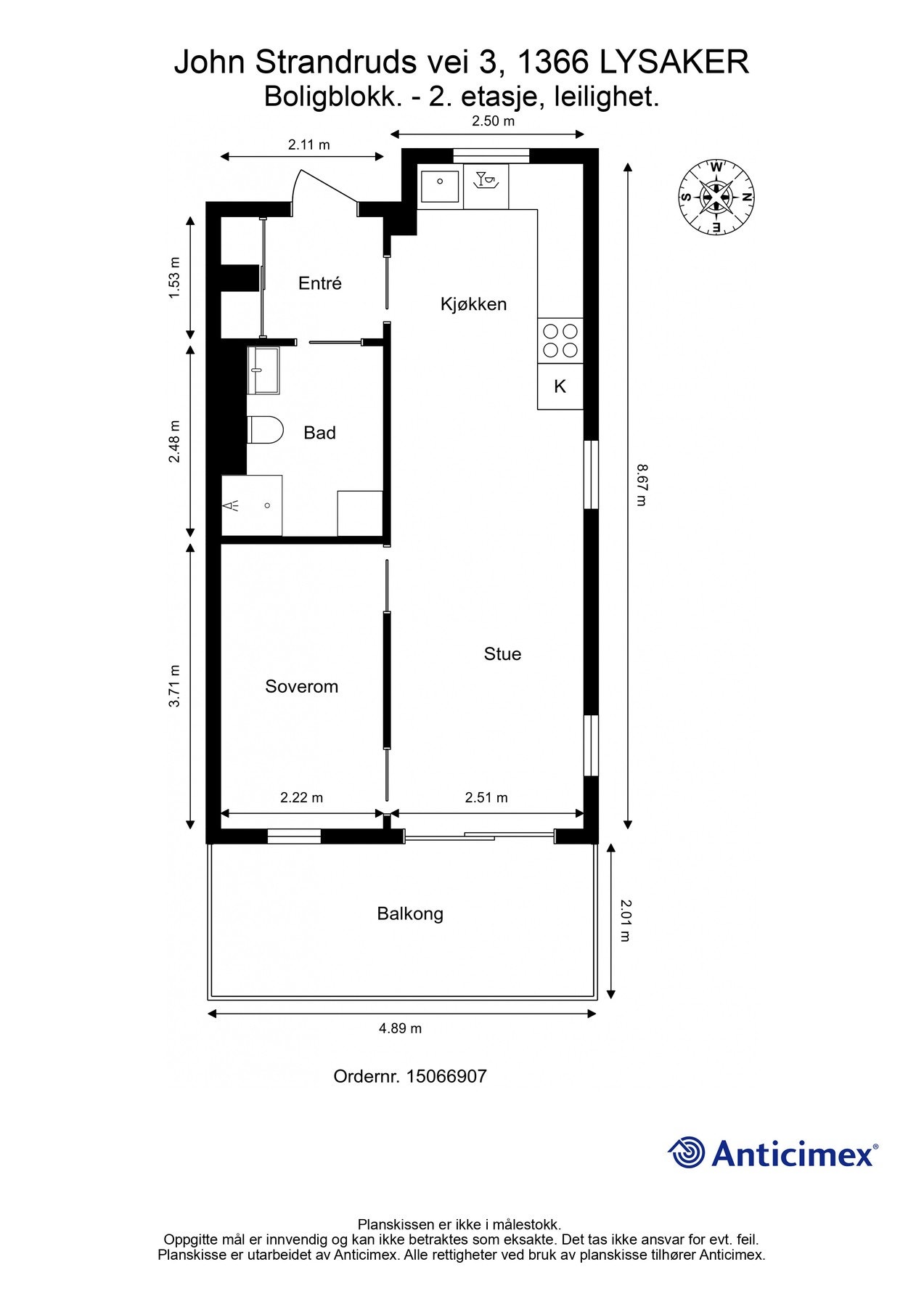 Plantegning Galleribilde