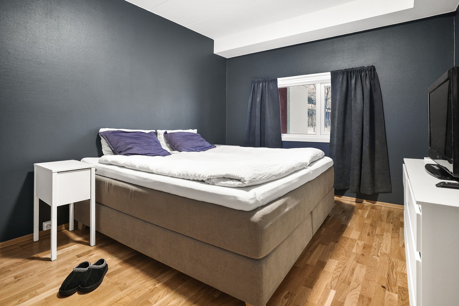 Hovedsoverommet er av fin størrelse. Galleribilde