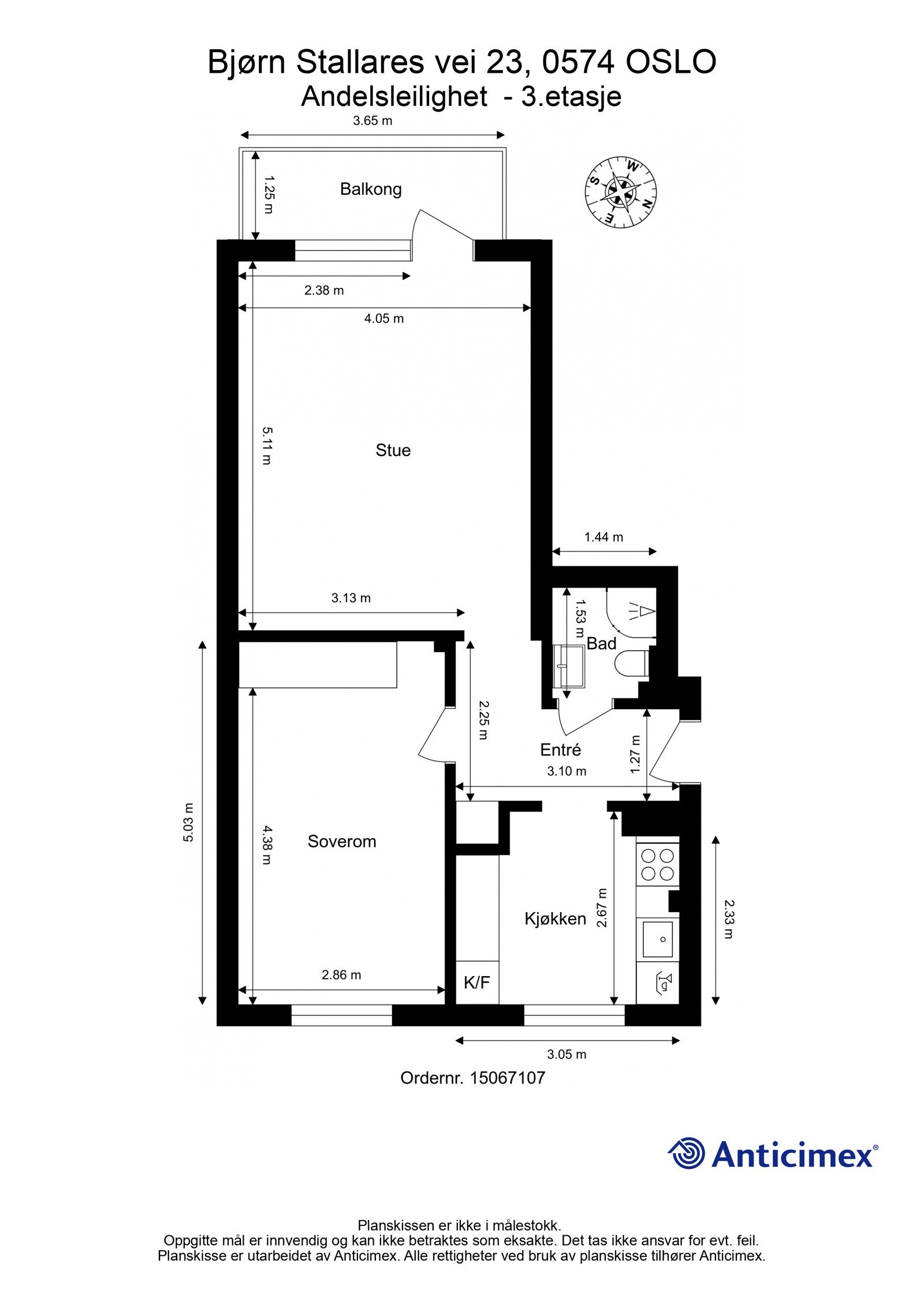 Planskisse Galleribilde