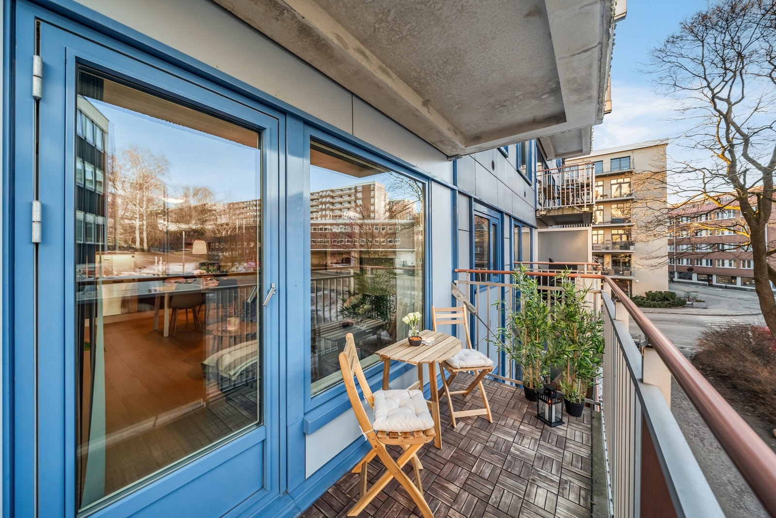 Trivelig balkong til varme sommerdager! Galleribilde