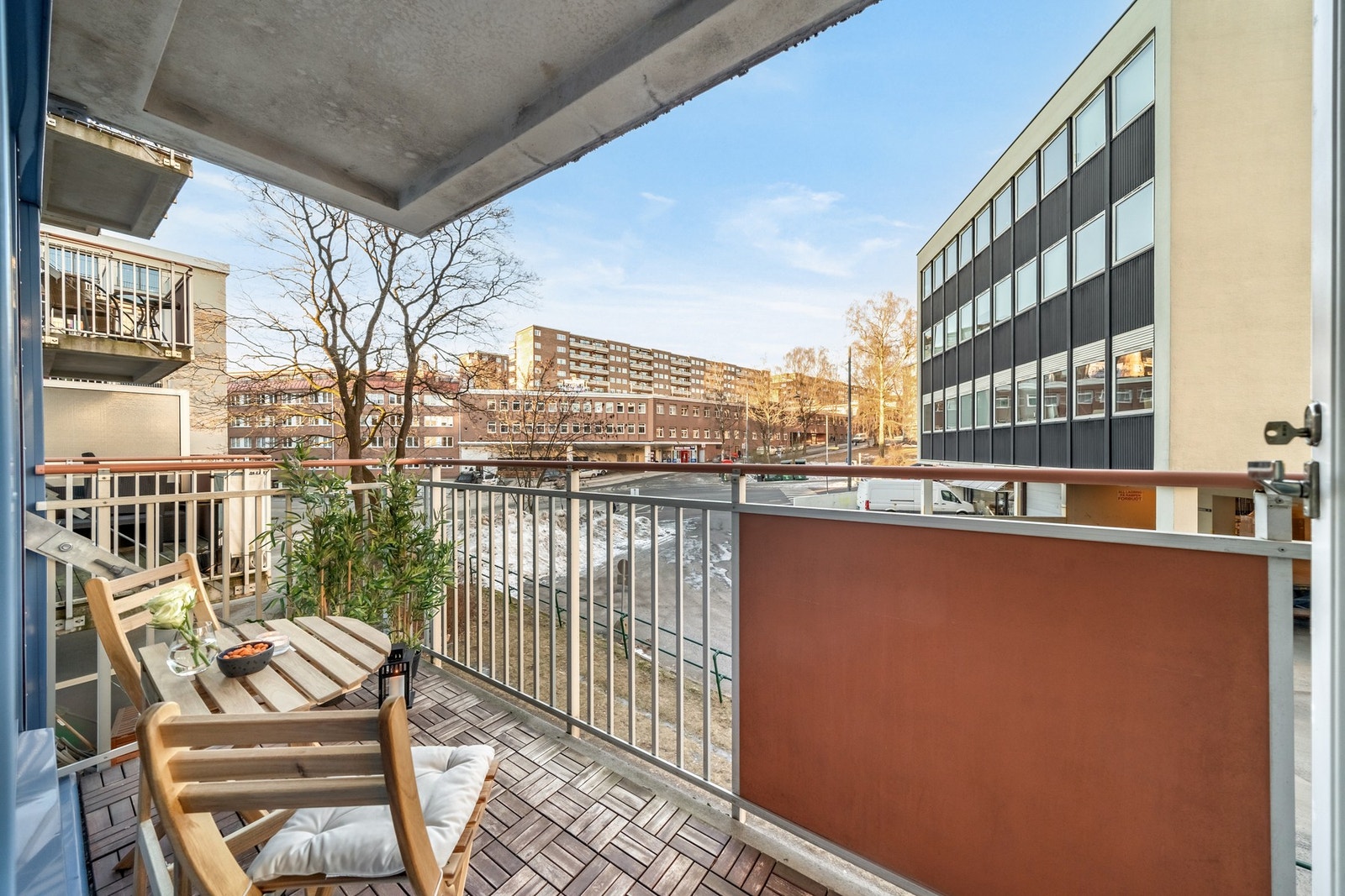 Trivelig balkong på 5 m² Galleribilde