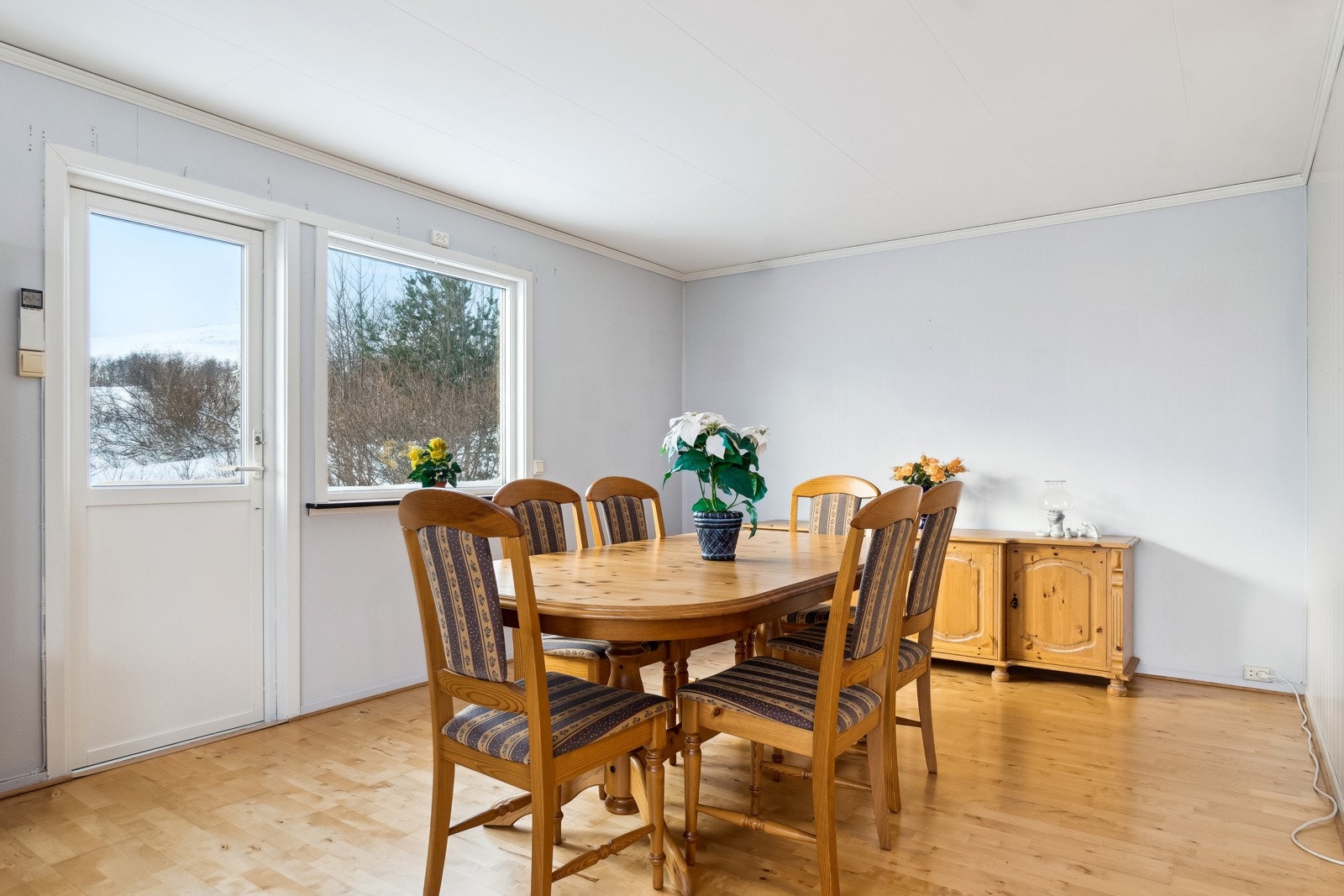 Det er flere muligheter når det kommer til innredning, og denne delen vil også egnes seg godt som et sofahjørne. Galleribilde