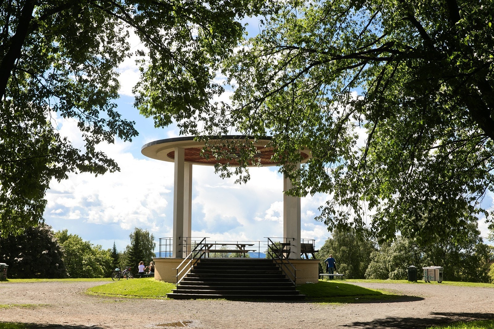 Musikkpaviljongen i Torshovparken. Galleribilde