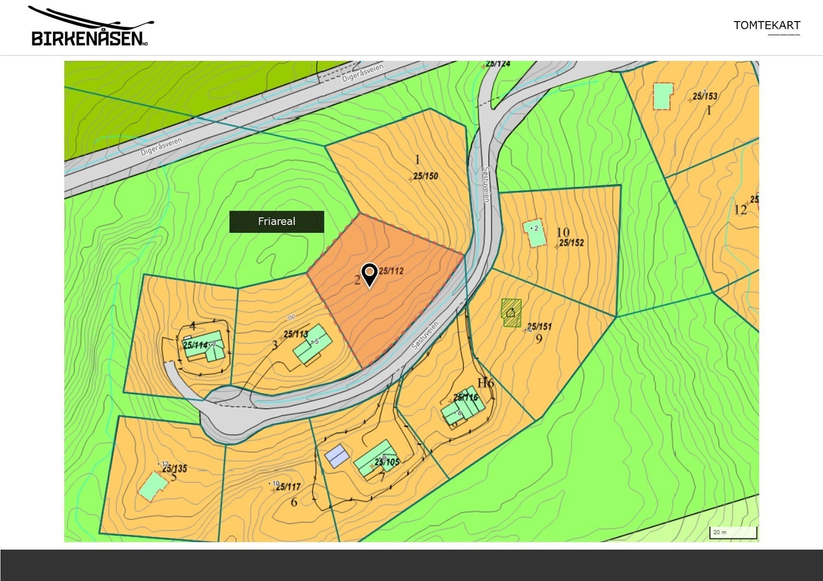 Tomten ligger på en kolle med tilnærmet 360 grader utsikt. Hyttene rundt ligger betydelig lavere i terrenget.
Mulighet for å kjøpe tomt 1 også. Da blir det over 5.00 kvm tomt. Galleribilde