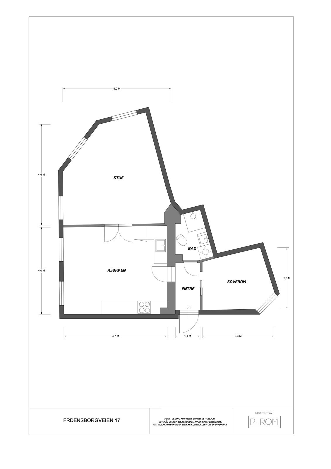 Plantegning. Galleribilde