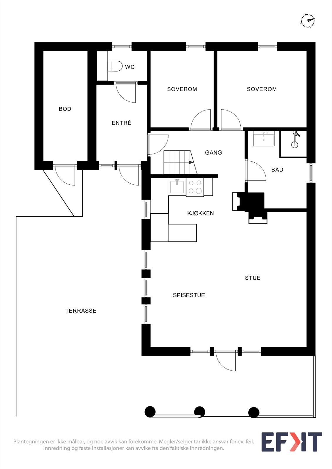 Plantegning Galleribilde