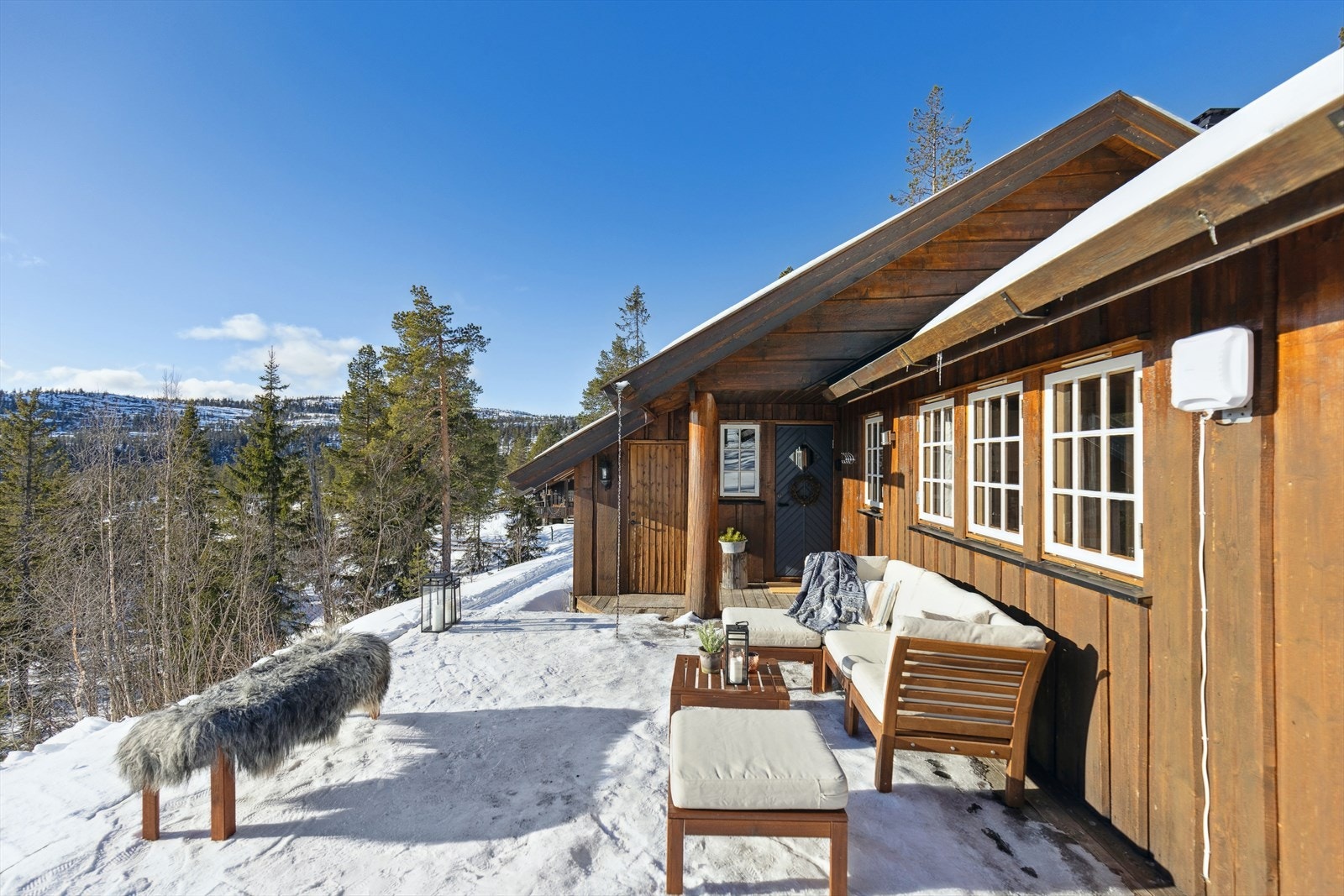 Her kan solen nytes i private og naturskjønne omgivelser Galleribilde