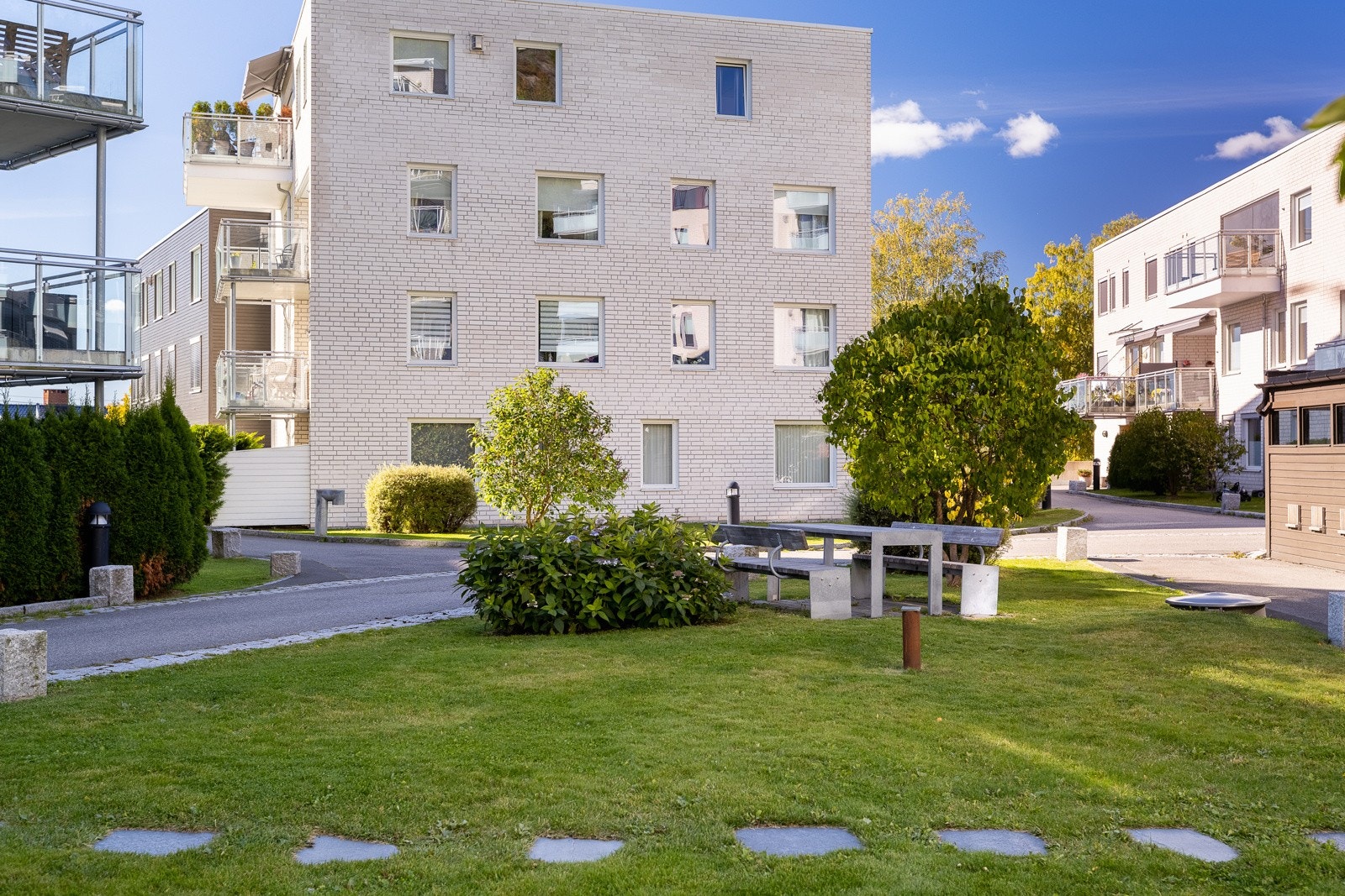 Borettslaget har velstelte fellesområder. Galleribilde