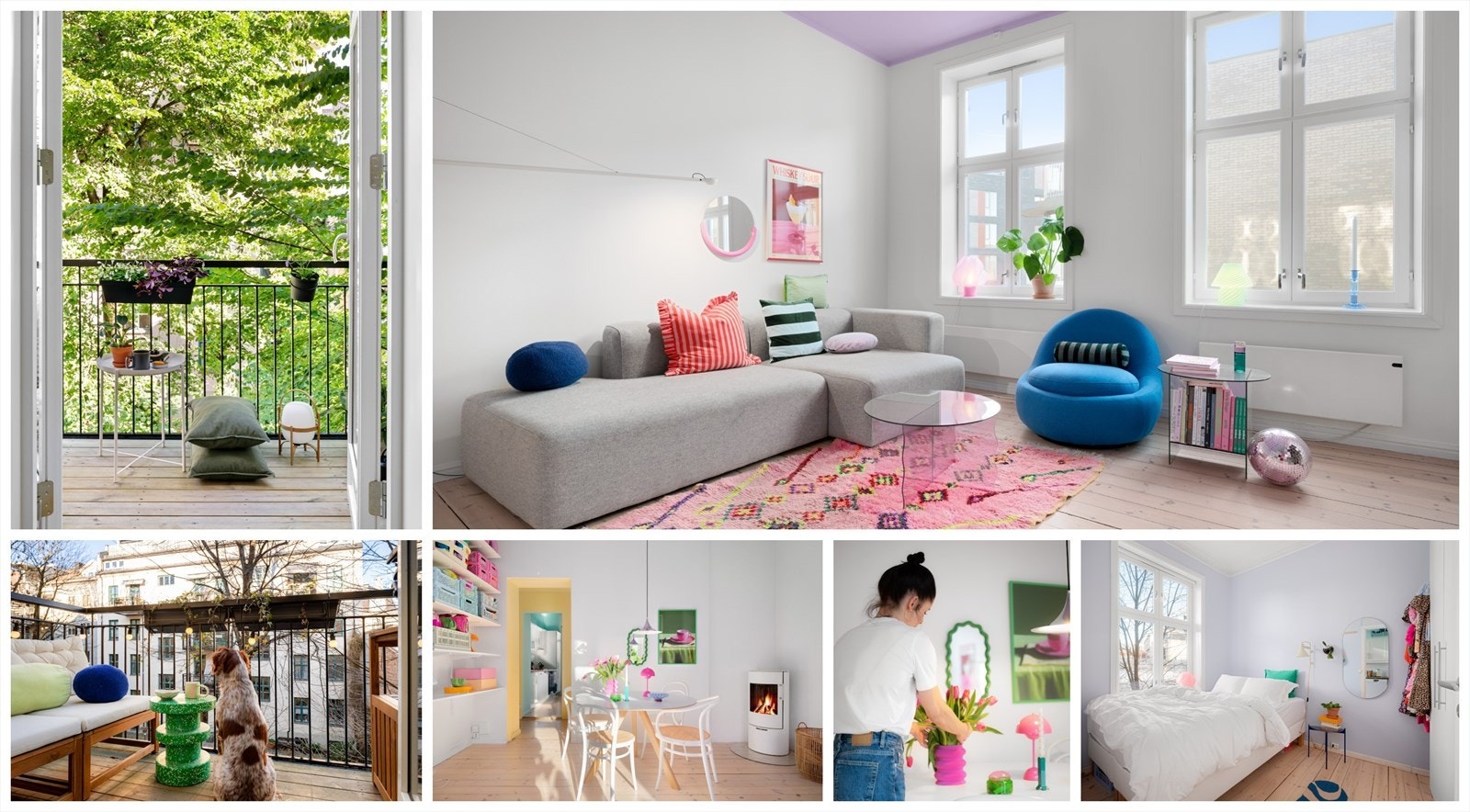 Noen leiligheter får hjertet til å banke litt ekstra i det du tråkker over dørstokken. Dette er definitivt en slik leilighet! Galleribilde