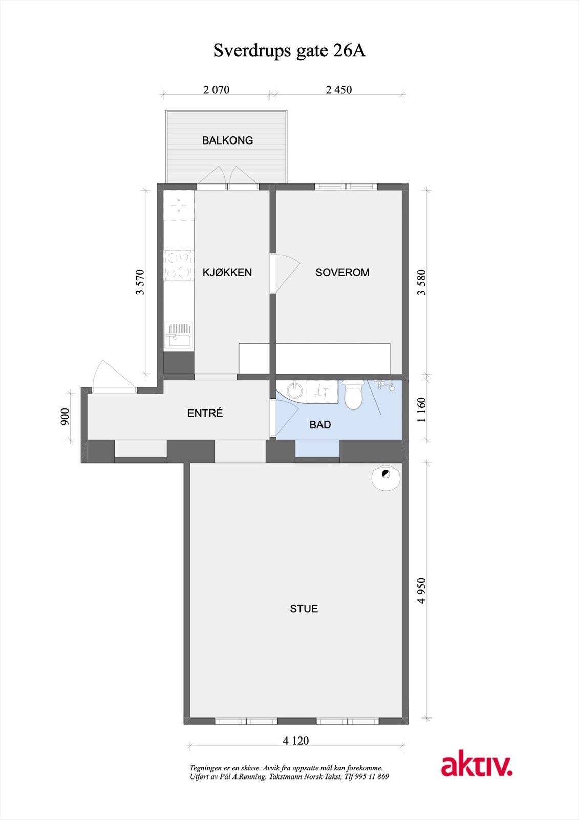 Planskisse. Galleribilde