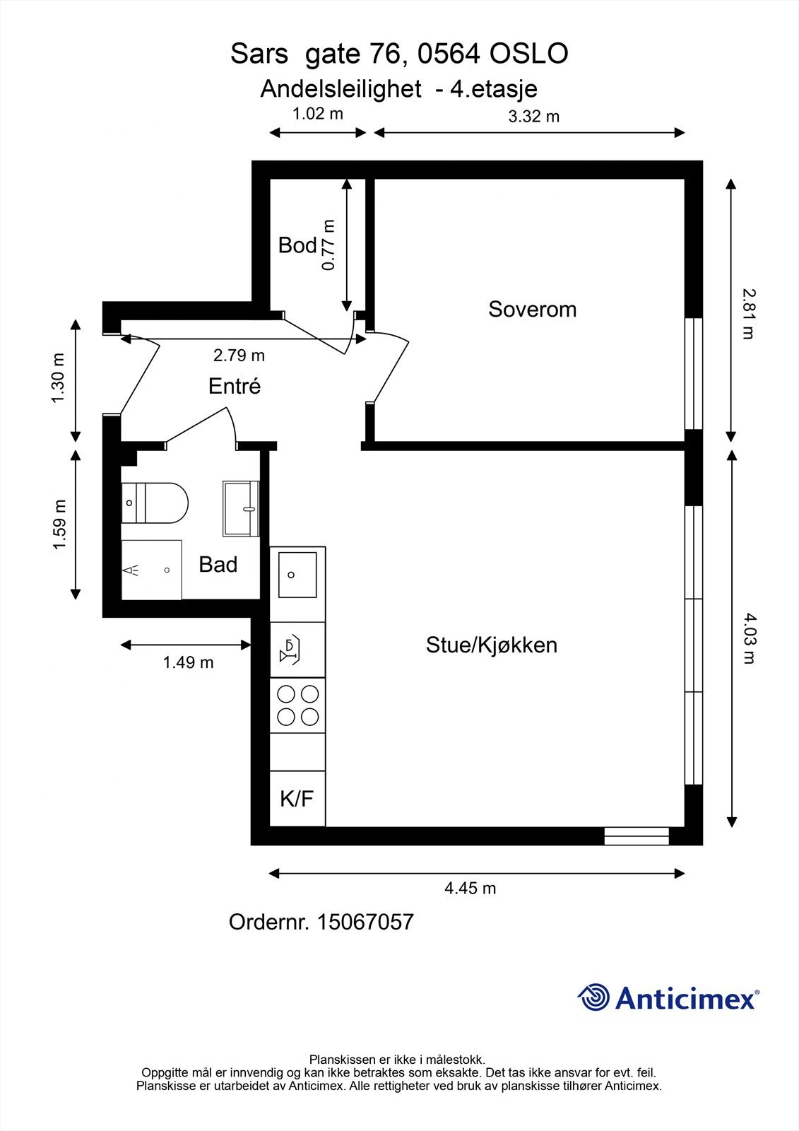 Plantegning Galleribilde