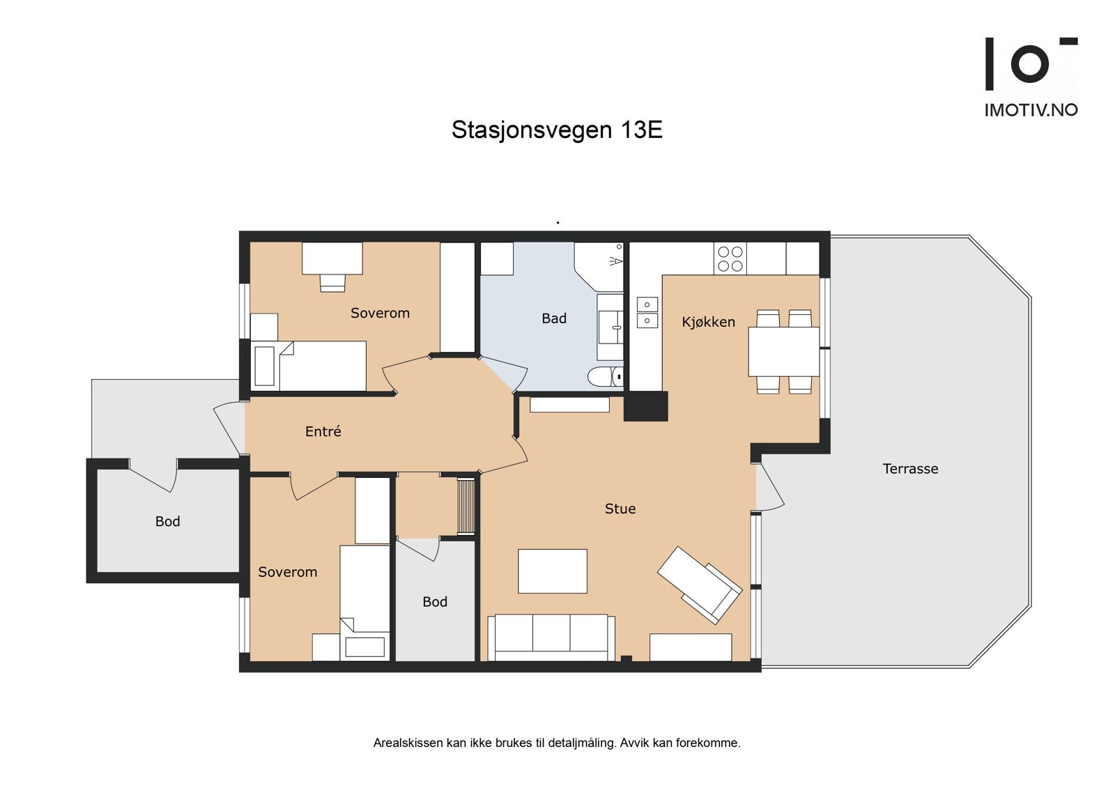Leiligheten har en meget funksjonell planløsning med gode romslige rom. Galleribilde