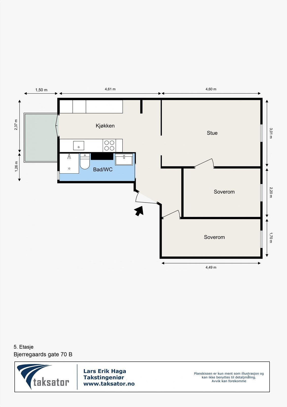 Plantegning Galleribilde