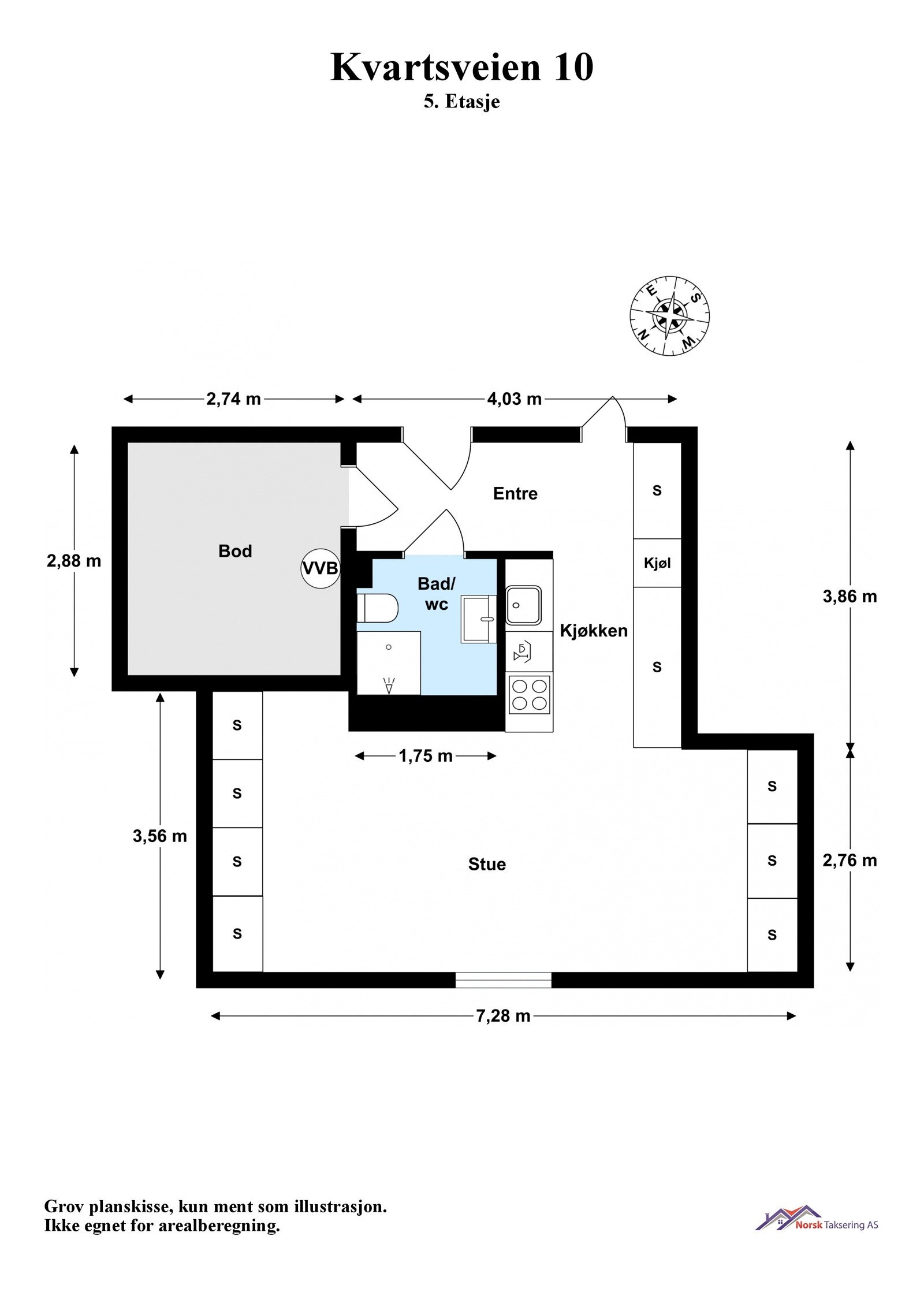 Planskisse Galleribilde