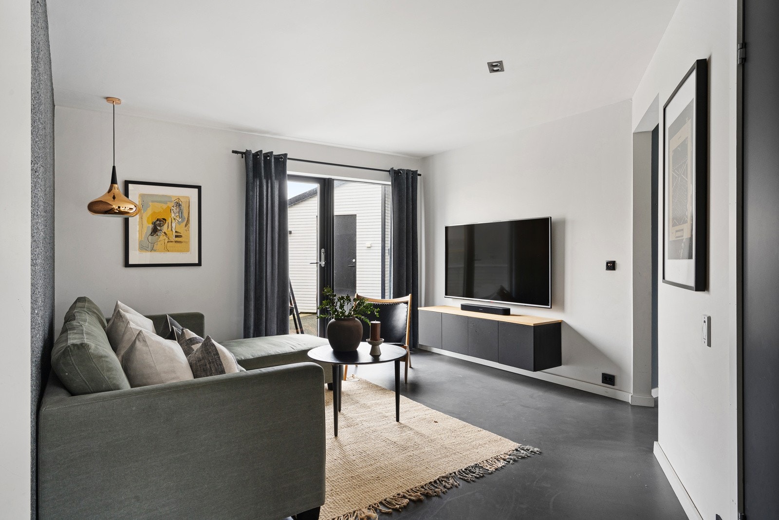 TV-stue. Galleribilde