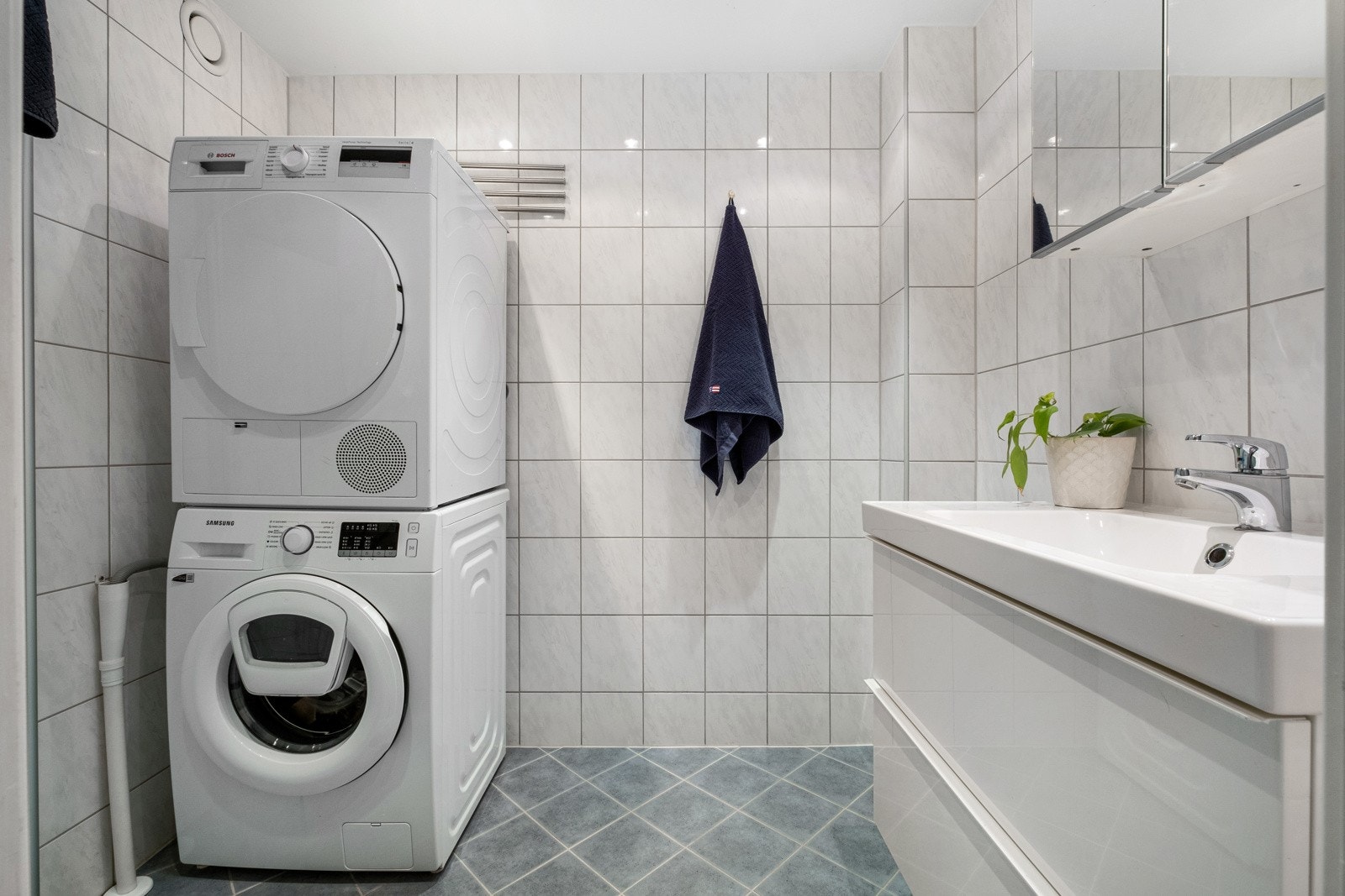 Badet ble oppgradert i regi av borettslaget i 2014. Galleribilde