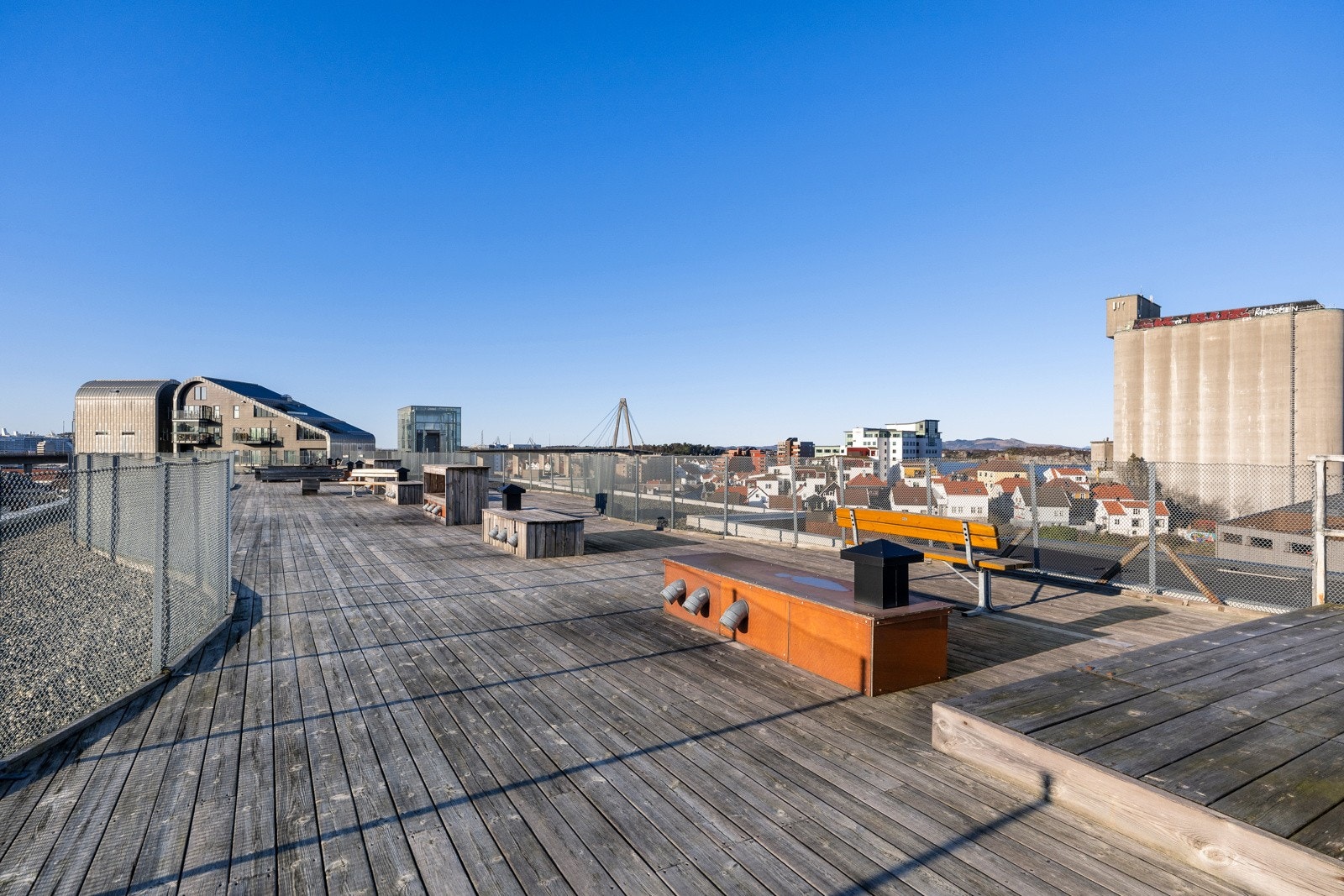 Felles takterrasse. Galleribilde
