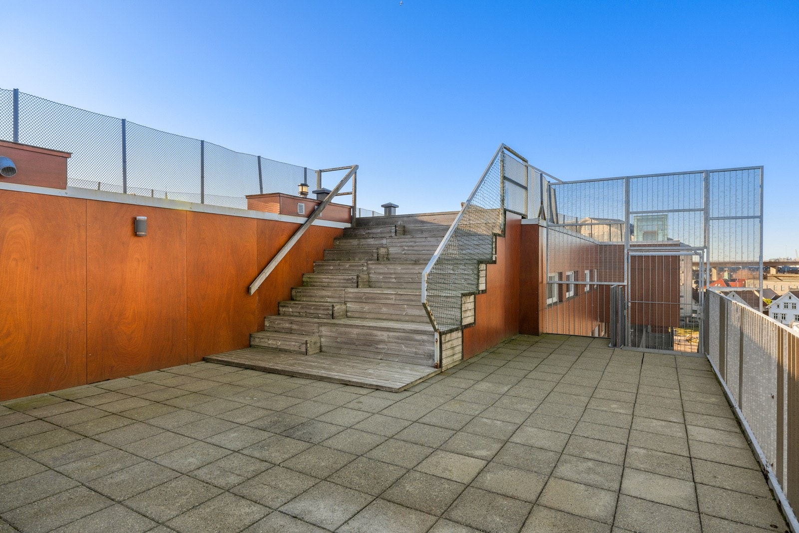 Felles takterrasse. Galleribilde