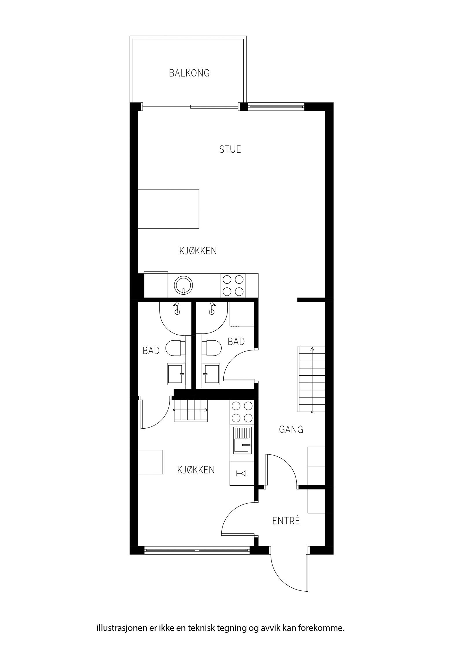 Plantegning Galleribilde
