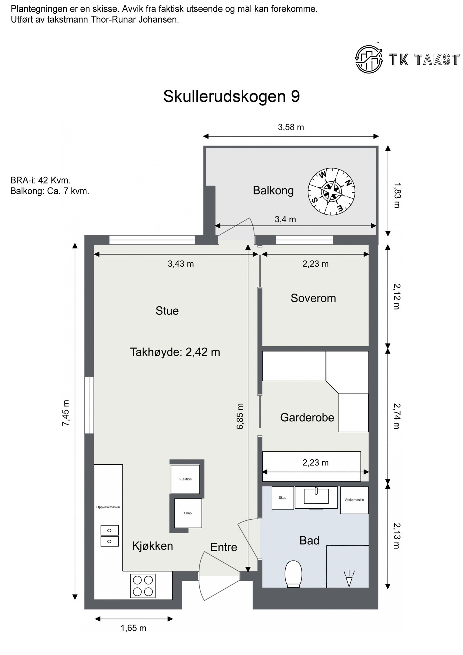 Plantegning Skullerudskogen 9 Galleribilde