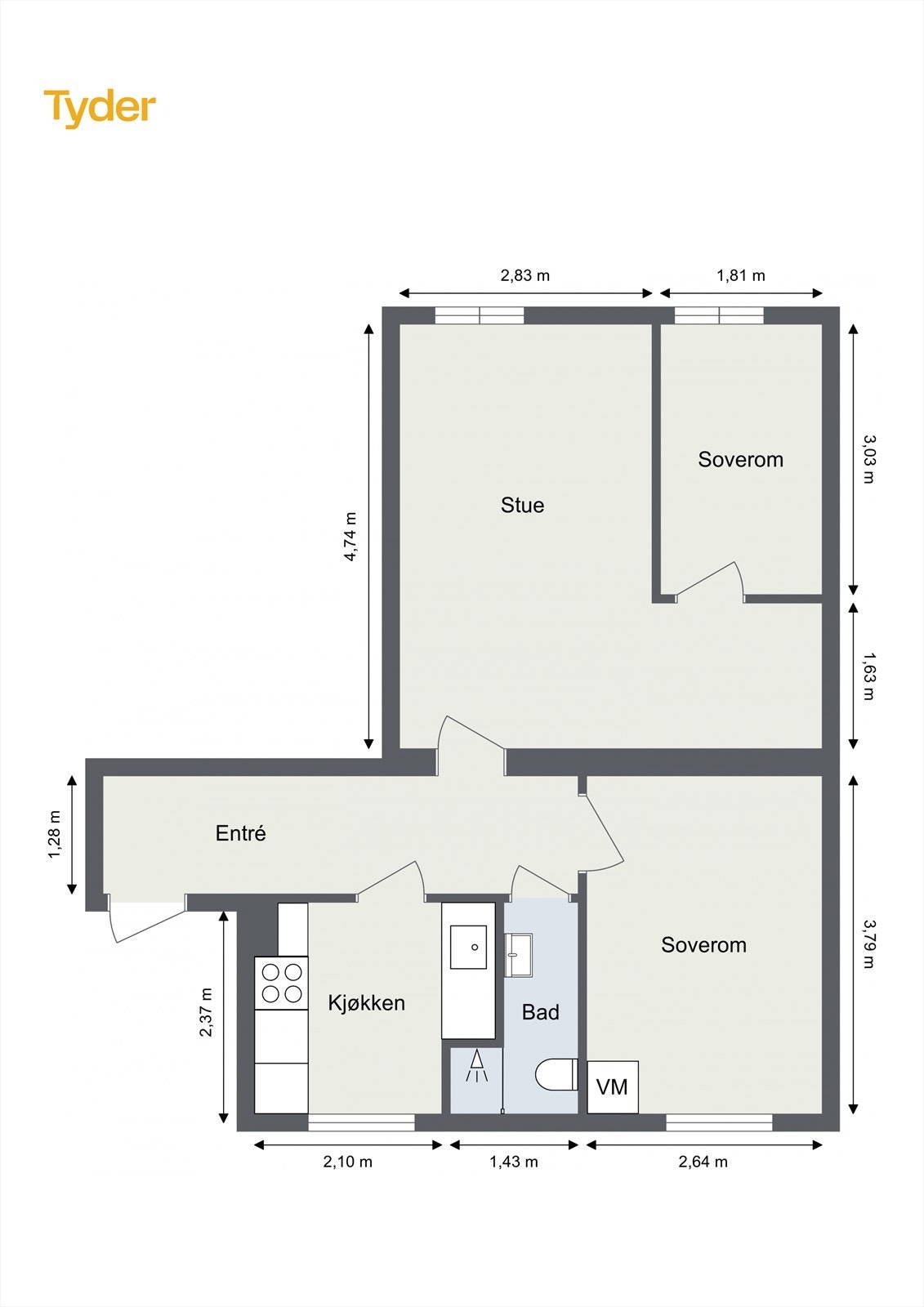 Plantegning Galleribilde