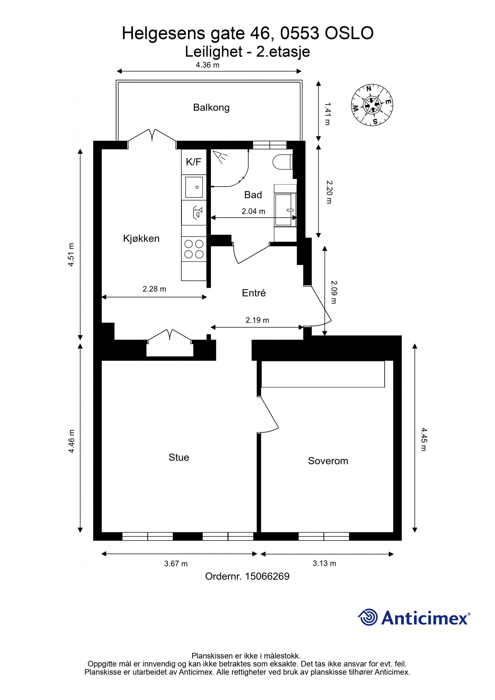 Plantegning Galleribilde