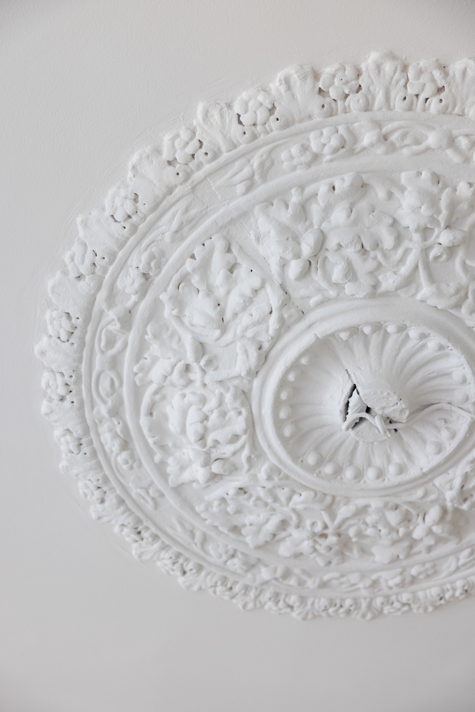 Rosett og stukkatur i himling Galleribilde