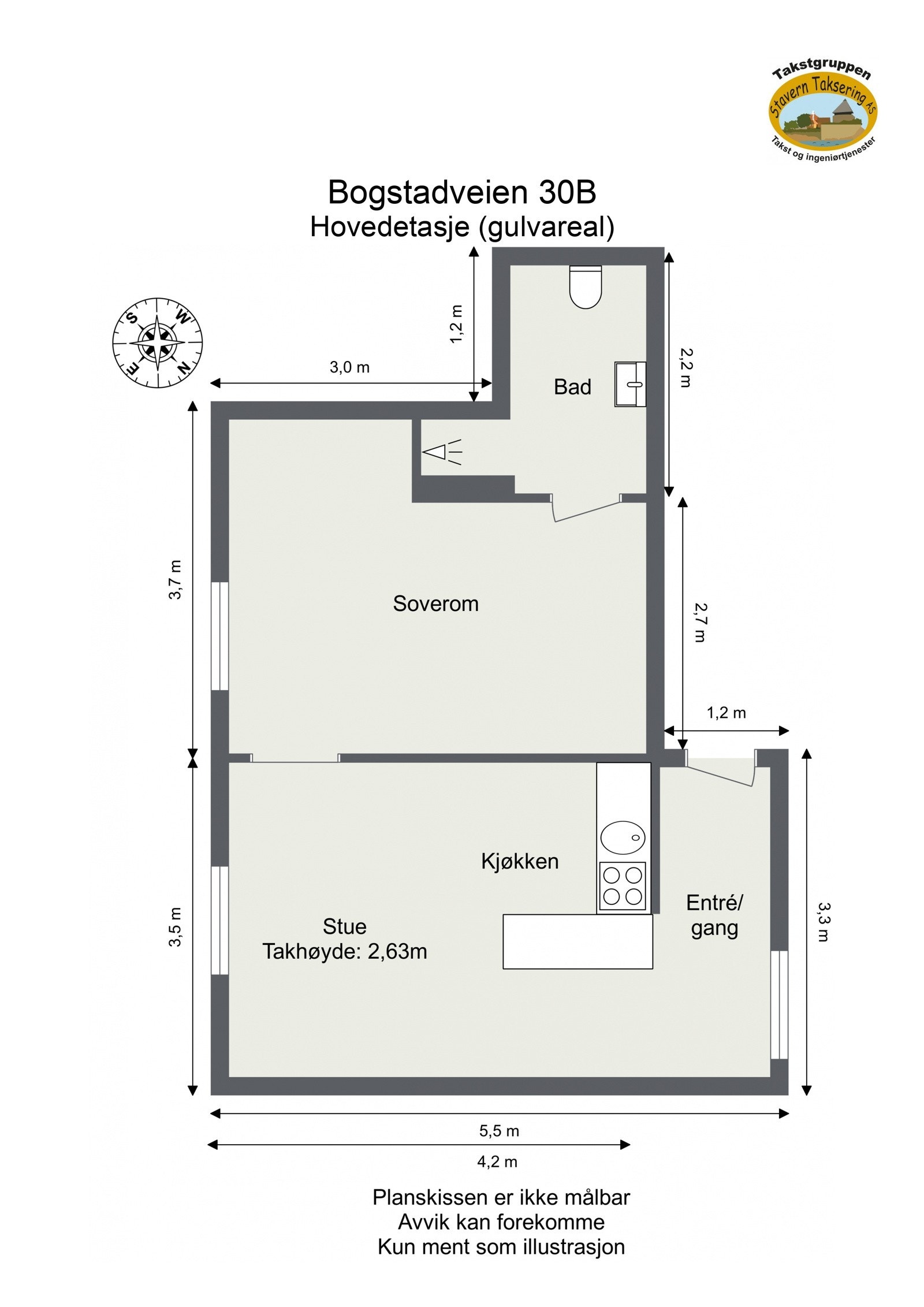 Plantegning Galleribilde