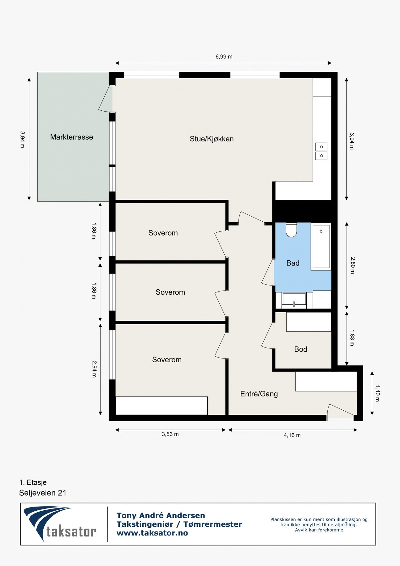 Plantegning Galleribilde