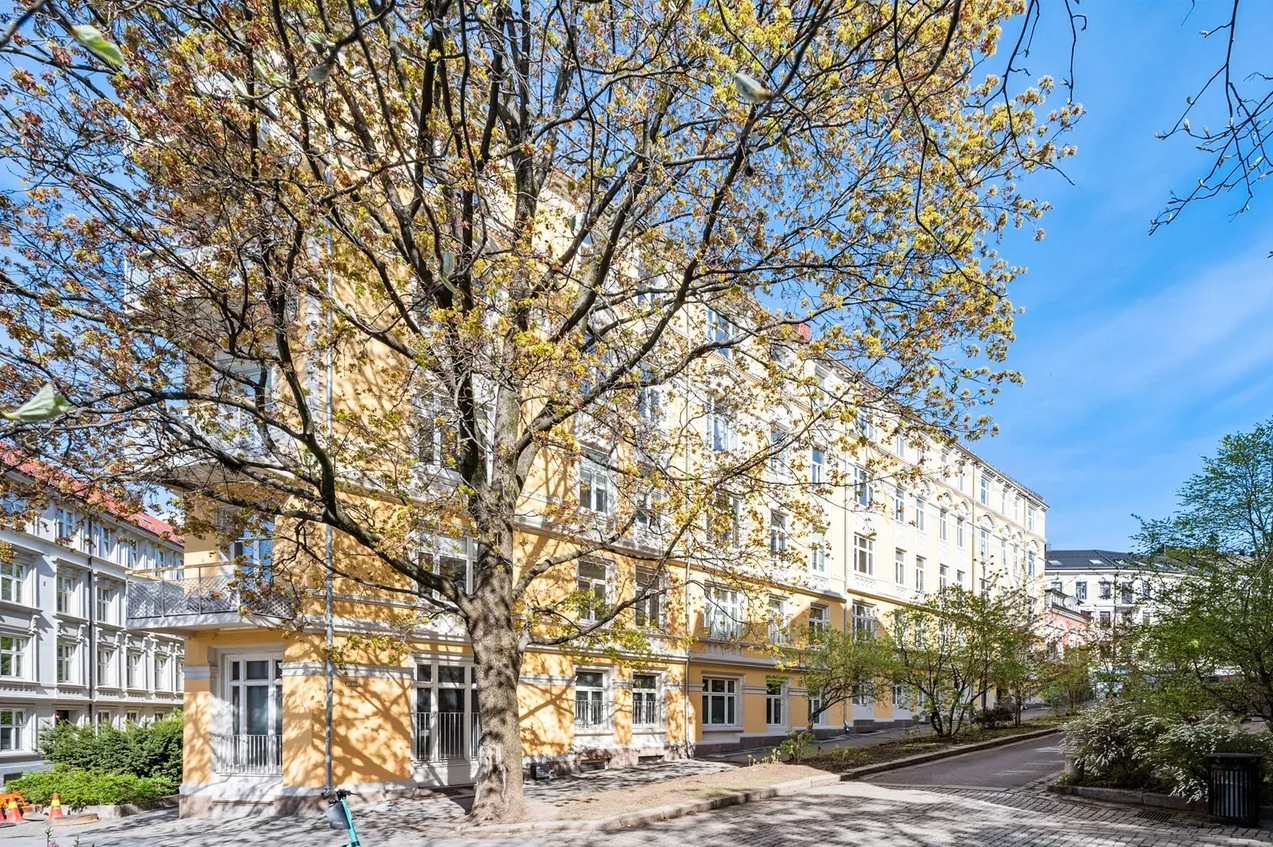 Her får du vakre grøntomgivelser rett utenfor boligen! Galleribilde