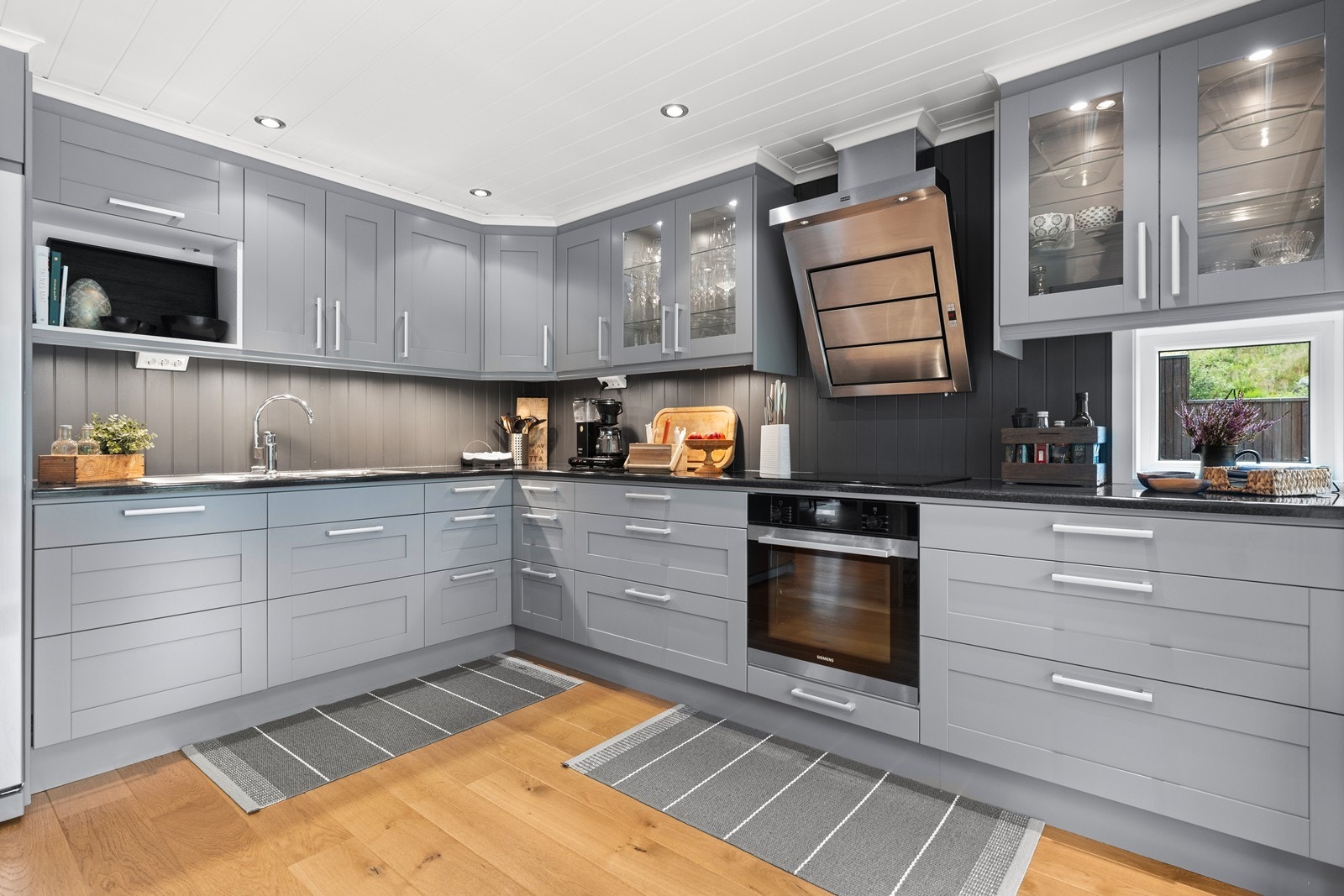 Innredningen er lekker med flere fine detaljer Galleribilde