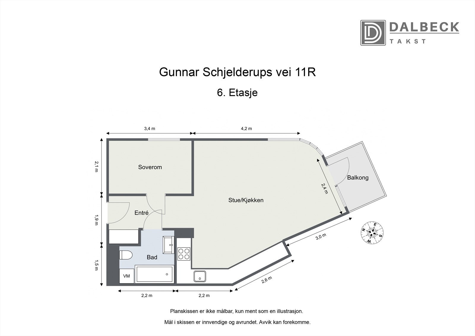 Leiligheten har en god planløsning med store rom og gode møbleringsmuligheter. Galleribilde